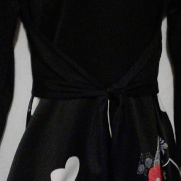 VINTAGE MAXI DRESS SOLID/FLORAL TORI RICHARD - Picture 1 of 11